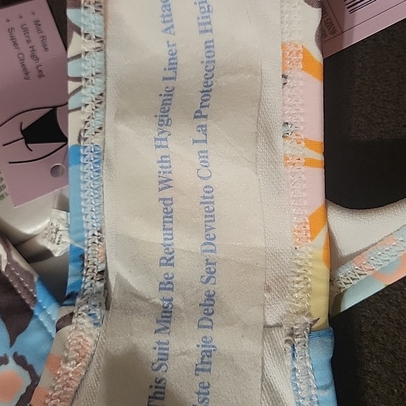 Wild Fable Floral Bikini - Blue, Yellow, Brown Set Size XS (0-2) - Picture 8 of 11